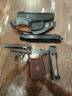 Пневматический пистолет Макарова ПМ 654К-20 металлический ИжМаш