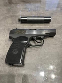 Пневматический пистолет MP654K 2024г. Тюнинг