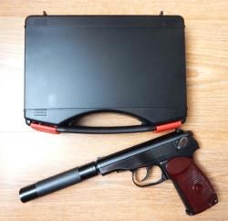 Пневматический пистолет МР-654К, 32 серия. В тюнинге. С комплектом. В идеале.