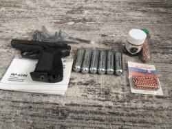 Пневматический пистолет МР-654К 4,5 мм (черный)