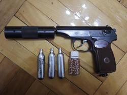 Пневматический пистолет МР-654К Makarov