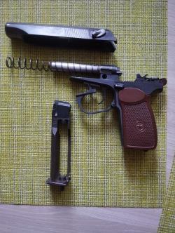 Пневматический пистолет мр-654к