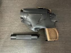 Пневматический пистолет МР654К тюнинг + доп