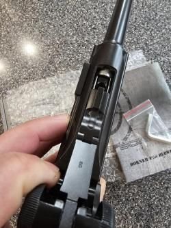 Пневматический пистолет новый Borner (Gletcher) P08 Luger Parabellum