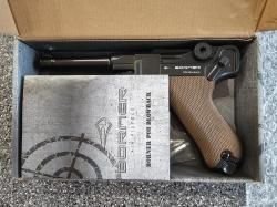 Пневматический пистолет новый Borner (Gletcher) P08 Luger Parabellum