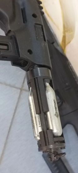 Пневматический пистолет-пулемет Baikal МР-661К-08 «Дрозд», бункерный