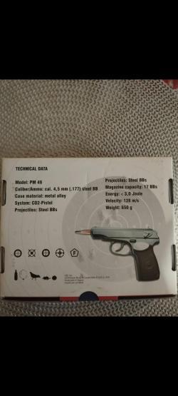 Пневматический пистолет рм-49