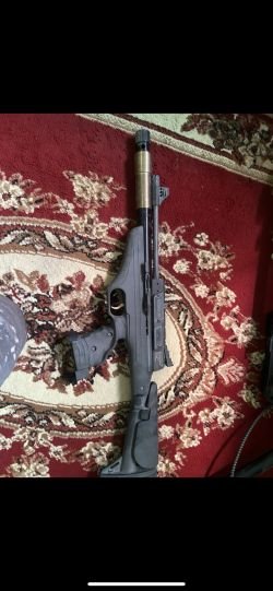 Пневматический пистолет с насосом