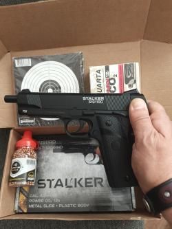 Пневматический пистолет S1911RD Blowback