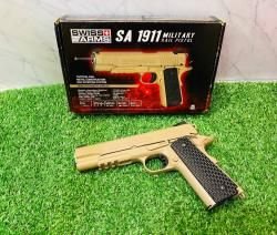 Пневматический пистолет Swiss Arms SA1911 Military Rail Pistol (Colt)