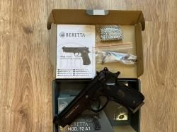 Пневматический пистолет Umarex Beretta M92 FS A1 4.5 мм (Черный, Blowback)