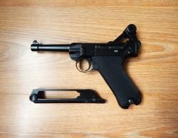 Пневматический пистолет Umarex, P.08(Parabellum) blowback. В идеале. Редкость. Комплект.