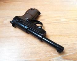 Пневматический пистолет Umarex Walther P38 4.5 мм, новый, с комплектом. Blow Back.