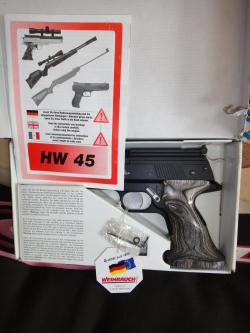 Пневматический пистолет Weihrauch HW 45 Black Star