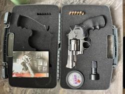 Пневматический револьвер ASG Dan Wesson 2.5 Silver (пулевой)