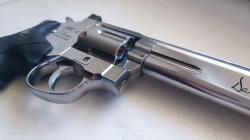 Пневматический револьвер ASG Dan Wesson 6 Silver (арт.16559)