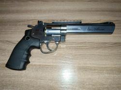 Пневматический револьвер ASG Dan Wesson 6” Silver