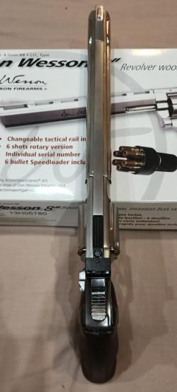 Пневматический револьвер ASG Dan Wesson 8 Silver