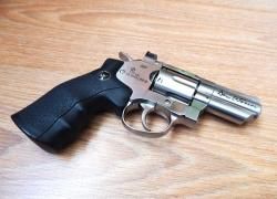 Пневматический револьвер Dan Wesson 2.5 silver. ASG. С комплектом. В идеале. Красавец!!!