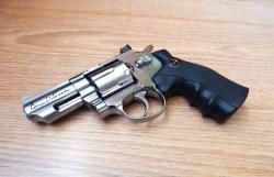 Пневматический револьвер Dan Wesson 2.5 silver. ASG. С комплектом. В идеале. Красавец!!!