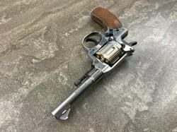 Пневматический револьвер Gletcher Nagan NGT (F) Silver (Наган, шарики BB) 4.5 мм б/у