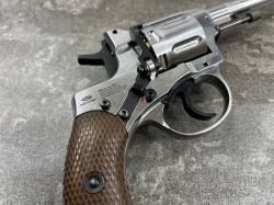 Пневматический револьвер Gletcher Nagan NGT (F) Silver (Наган, шарики BB) 4.5 мм б/у