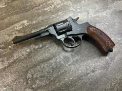 [ПРОДАНО] Пневматический револьвер Gletcher NGT A Silver 6 мм (Глетчер Наган, страйкбол, CO2)