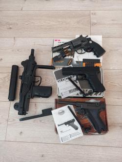 Пневматический револьвер Gletcher SW B4