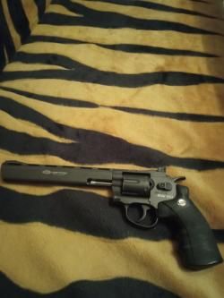 Пневматический револьвер Gletcher SW B8 4.5 мм (Smith & Wesson