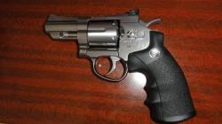 Пневматический револьвер Gletcher SW R25 Silver