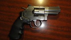 Пневматический револьвер Gletcher SW R25 Silver