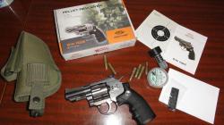 Пневматический револьвер Gletcher SW R25 Silver