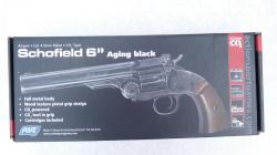 Пневматический револьвер Скофильд 6 пулевой