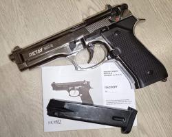 Охолощенный пистолет Retay Mod 92 Beretta (Никель)