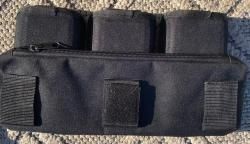 Подсумок Stich Profi под 3 магазина Сайга/Вепрь под ремень и три магазина для сайга