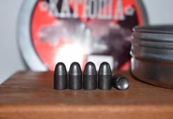 Полнотелые пули для пневматики "Катюша" 6.35 , 5.5 , 7.62 мм
