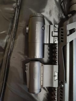Прицел holosun и магнифер vektor optics
