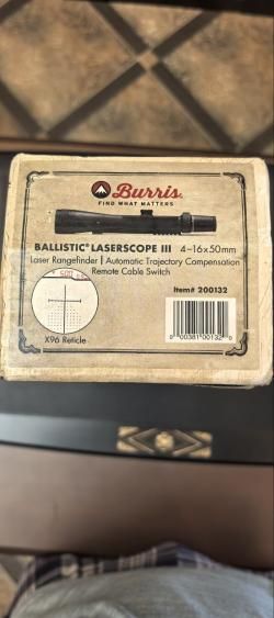 Прицел Burris Ballistic III LaserScope 4-16x-50mm