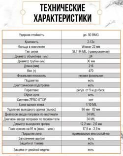Прицел Discovery HD 2-12x24 FFP первая фокальная