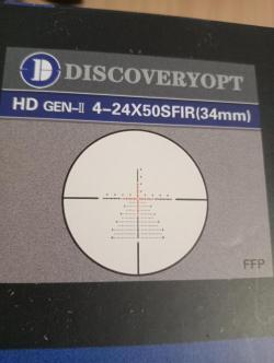 Прицел Discovery HD 4-24X50 sfir FFP (gen. II)