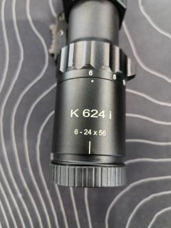 Прицел kahles 6-24x56 moa с быстросьемным креплением spuhr