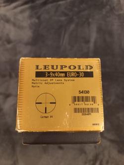 прицел Leupold European-30 3-9x40 mm