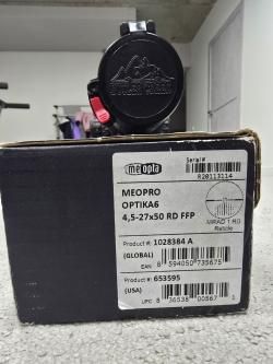 прицел Meopta MEOPRO Optika6 4.5-27x50 ffp