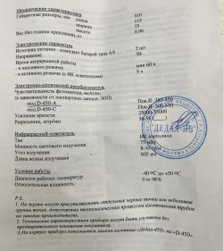 Прицел ночного видения Dedal 450 A поколение 2+ 