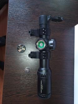 Прицел оптический  Konus Pro M-30 1-6x24 с кольцами 