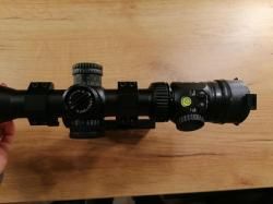 прицел оптический Veber Black Russian 4-16x56 + боковой кронштейн Leapers UTG PRO MTU 016