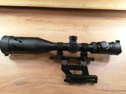 прицел оптический Veber Black Russian 4-16x56 + боковой кронштейн Leapers UTG PRO MTU 016