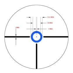 Прицел оптический Veber "Wolf" 1,25-4,5х26 IR DnD