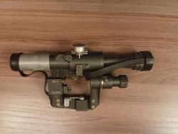 Прицел ПСО-1 на 1300 м для СВД / Тигр, СССР 1967 г. с клеймом "Серп и молот". Оптика 4x24