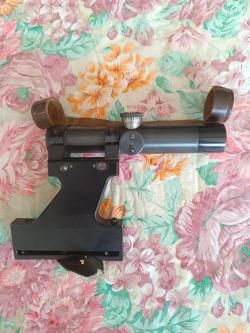 Прицел ПУ 3.5 х 22 1960 года выпуска с кронштейном для Сайги